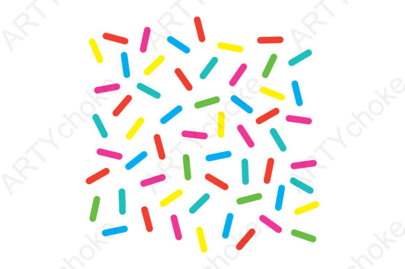 Download Sprinkles Donut Glaze Decorative Element - Donut Collection