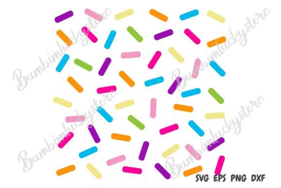 Download Donut Sprinkles Pattern Svg - Donut Collection