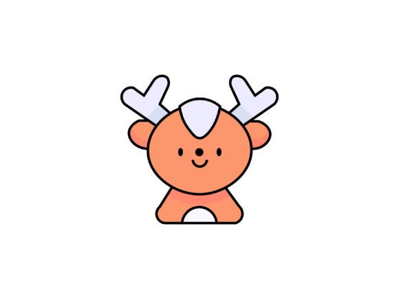 Download Christmas Deer Illustrations - Illustration Collection