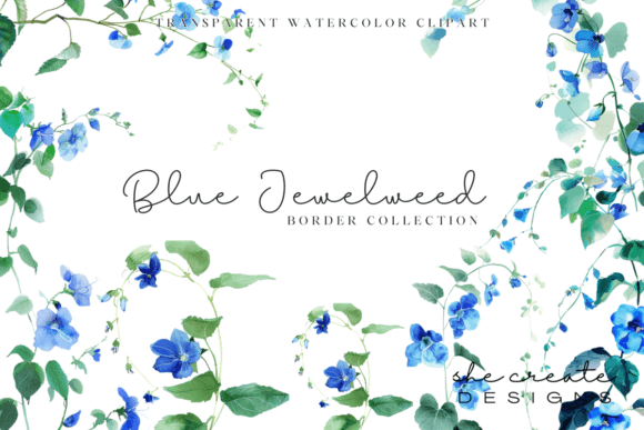 Download Blue Floral Border Clipart Collection - Floral border clipart Collection