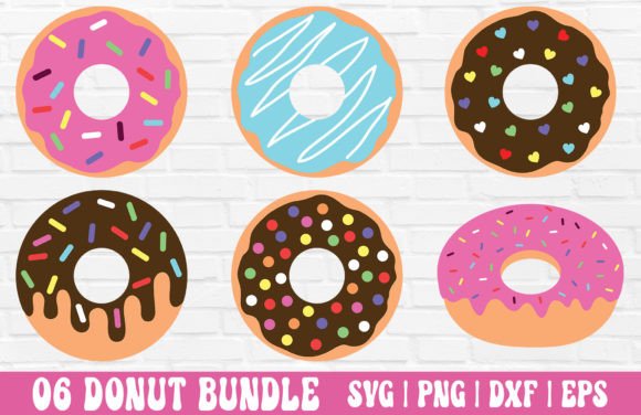 Download Donut SVG/PNG Bundle - Donut Clipart - Donut Collection