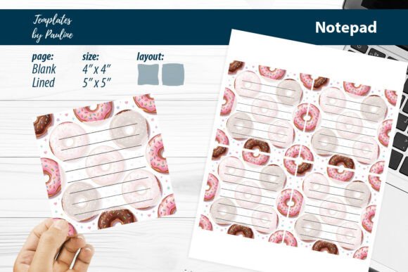 Download Donut Bakery Order Notepad Printable - Premium Resources