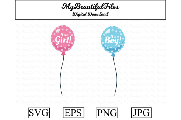 Download Baby Gender Reveal Illustration - Illustration Collection