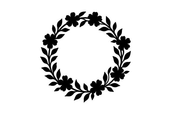 Download Round Floral Border Clipart Vector - Floral border clipart Collection